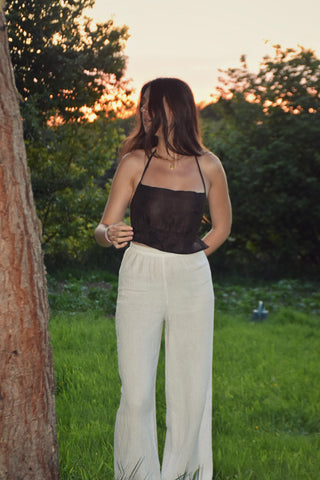 Pantalon Agathe blanc