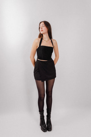 Jupe-short Eden noire